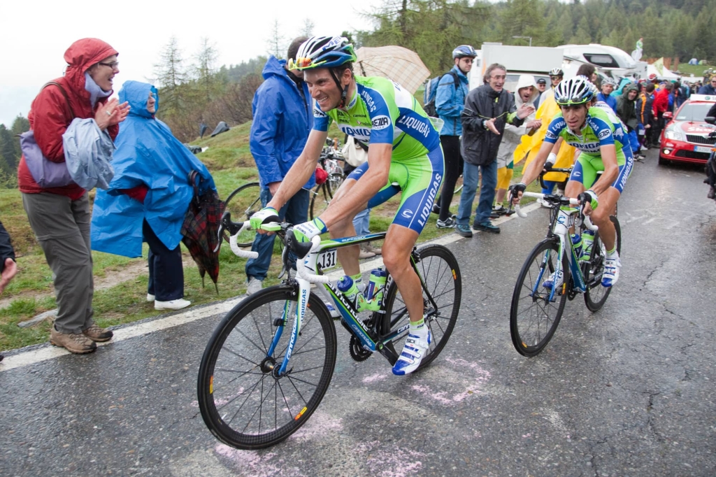 vítěz Giro di Italia 2010 Ivan Basso (Pro Cycling Team Liquigas Cannondale)
